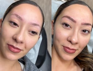 Eyebrow Tattoo result by Lisbeth Beautyy Studios PERMANENT MAKEUP in Rancho Mirage, CA