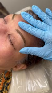 Eyebrow Tattoo result by Little Ferns Cosmetics in Falls Church, VA
