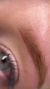 Eyebrow Tattoo result by Little Ferns Cosmetics in Falls Church, VA