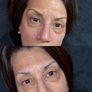 Eyebrow Tattoo result by Little P's Permanent Cosmetics and Body Piercings in Cottonwood, AZ