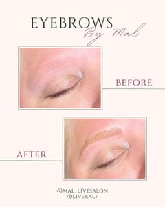 Eyebrow Tattoo result by Livé X ALF in Edwardsville, IL