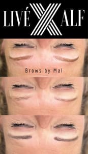 Eyebrow Tattoo result by Livé X ALF in Edwardsville, IL