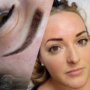 Eyebrow Tattoo result by Live Life Polished in Dayton, OH