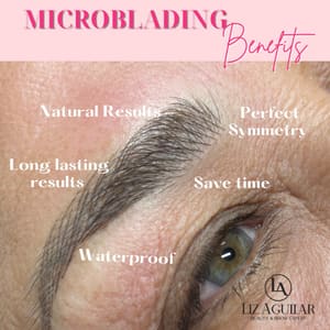 Eyebrow Tattoo result by Liz Aguilar Beauty and Brow Expert in San Diego, CA