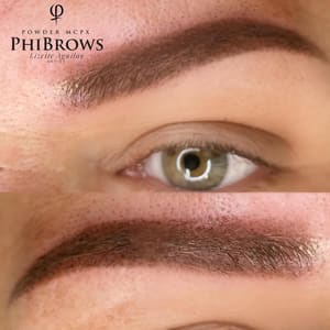 Eyebrow Tattoo result by Liz Aguilar Beauty and Brow Expert in San Diego, CA