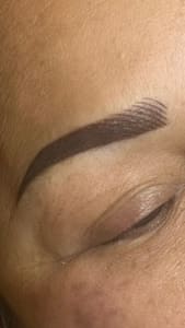 Eyebrow Tattoo result by Liz's Beauty - Permanent makeup & Eyelash Salon in New City, NY