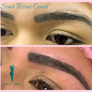 Eyebrow Tattoo result by Liz T. Studio in San Fernando, CA