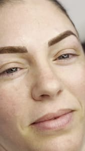 Eyebrow Tattoo result by Lk Beauty & Esthetics in Hialeah, FL