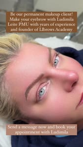 Eyebrow Tattoo result by LL Brows Academy in Abington, MA