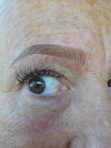 Eyebrow Tattoo result by LM Beauty Brow Salon & Spa in Elyria, OH