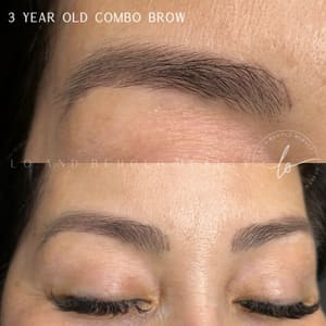 Eyebrow Tattoo result by Lo and Behold Beauty in Chico, CA