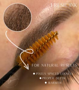 Eyebrow Tattoo result by Lo and Behold Beauty in Chico, CA