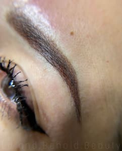 Eyebrow Tattoo result by Lo and Behold Beauty in Chico, CA