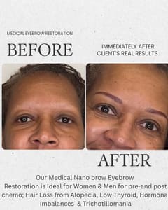 Eyebrow Tattoo result by Look Natural in Sandy Springs, GA