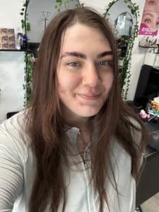 Eyebrow Tattoo result by Looks Threading & Hair Salon in Westbury, NY