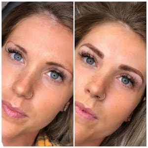Eyebrow Tattoo result by Love Yourself Brow Studio in Dayton, OH