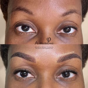 Eyebrow Tattoo result by LoveBrows MC in Hollywood, FL