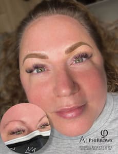 Eyebrow Tattoo result by LoveBrows MC in Hollywood, FL