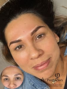 Eyebrow Tattoo result by LoveBrows MC in Hollywood, FL