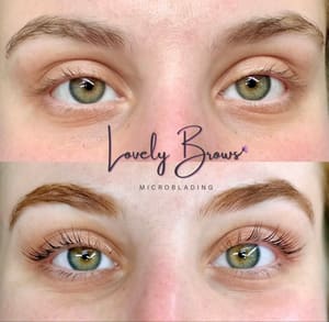 Eyebrow Tattoo result by Lovely Brows & Beauty in Hampstead, MD
