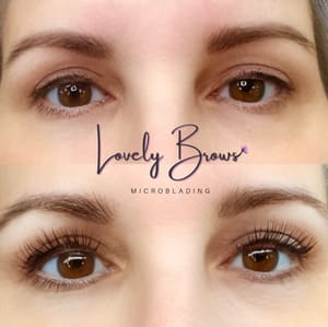 Eyebrow Tattoo result by Lovely Brows & Beauty in Hampstead, MD