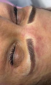 Eyebrow Tattoo result by Lovely Lash And Hair Studio LLC in Des Moines, IA