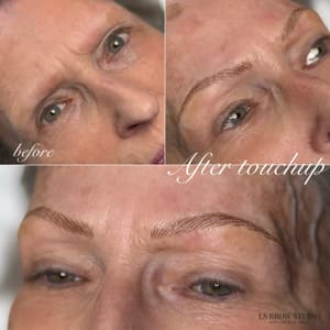 Eyebrow Tattoo result by LS Brow Studio LLC in Mt Jackson, VA