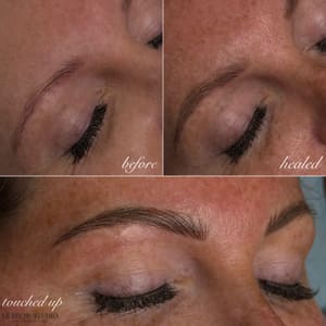 Eyebrow Tattoo result by LS Brow Studio LLC in Mt Jackson, VA