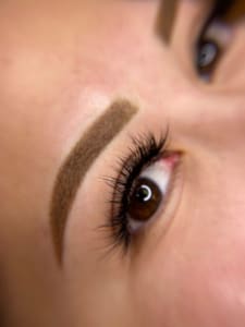 Eyebrow Tattoo result by Luccarte Brow & Beauty Bar, LLC in El Paso, TX