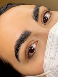 Eyebrow Tattoo result by Luccarte Brow & Beauty Bar, LLC in El Paso, TX