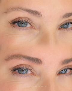 Eyebrow Tattoo result by Luciana's Makeup Microblading Studio in Rochester, MI