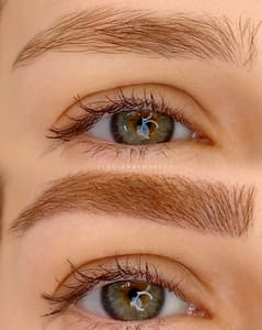 Eyebrow Tattoo result by Luciana's Makeup Microblading Studio in Rochester, MI