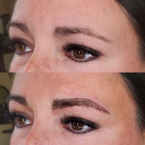 Eyebrow Tattoo result by Lucky Mountain Microblading in Ponderay, ID