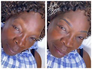 Eyebrow Tattoo result by Luke Brow Aesthetics in Columbus, GA