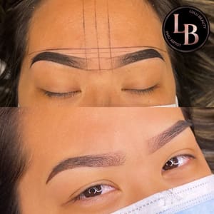 Eyebrow Tattoo result by Lulu beauty Artist / Permanent MAkeup Brows / Lips / Eyelashes in River Rouge, MI