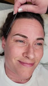 Eyebrow Tattoo result by Lumi Ink Studio in Bartlett, IL