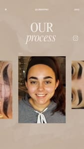 Eyebrow Tattoo result by Lumière Permanent Makeup in Edmonds, WA