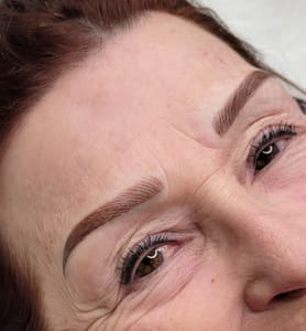 Eyebrow Tattoo result by Lumina Brows & Lashes in Riverside, CA
