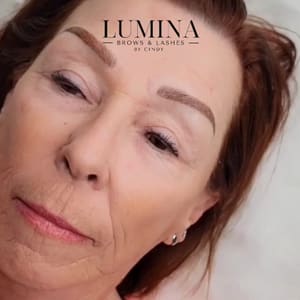 Eyebrow Tattoo result by Lumina Brows & Lashes in Riverside, CA