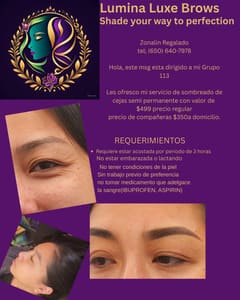 Eyebrow Tattoo result by Lumina Luxe Brows in Belmont, CA