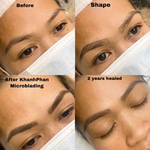 Eyebrow Tattoo result by Luminous Brows in Lafayette, CO