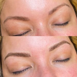 Eyebrow Tattoo result by Lumos Beauty in Hamilton, OH