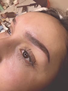 Eyebrow Tattoo result by Luna Beauty Studio in Everett, WA