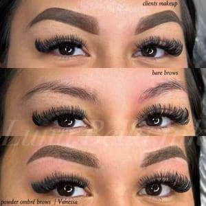 Eyebrow Tattoo result by Luna Bella Ink Permanent Makeup & Academy in Albuquerque, NM