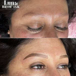 Eyebrow Tattoo result by Luna Brow Ink in Granada Hills, CA
