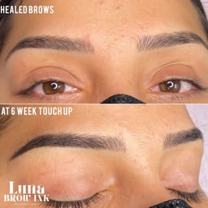 Eyebrow Tattoo result by Luna Brow Ink in Granada Hills, CA