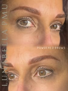Eyebrow Tattoo result by Lunabella permanent makeup in Paramus, NJ