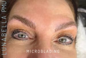 Eyebrow Tattoo result by Lunabella permanent makeup in Paramus, NJ