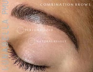 Eyebrow Tattoo result by Lunabella permanent makeup in Paramus, NJ