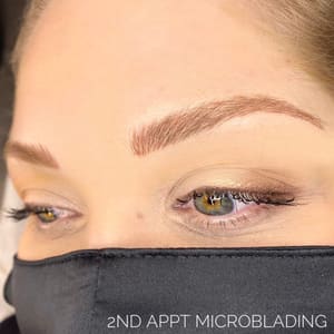 Eyebrow Tattoo result by LUNAMAR Beauty & Brows in Rancho Cucamonga, CA